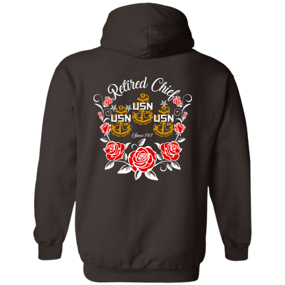 Retired Chief Rose FB Pullover Hoodie