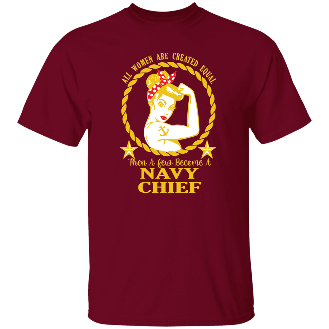 Navy Girl V2 5.3 oz. T-Shirt