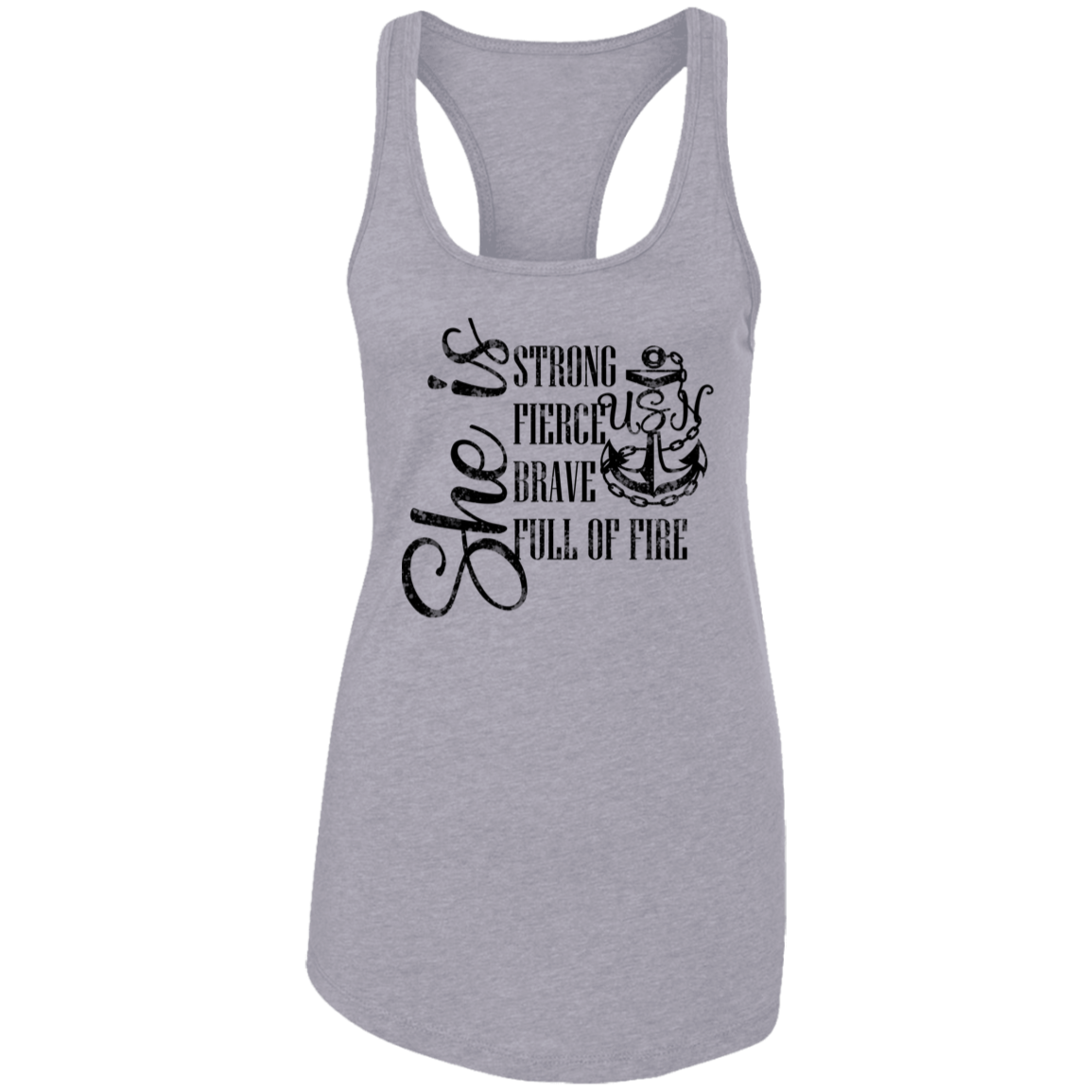 She Is Ladies Racerback Tank