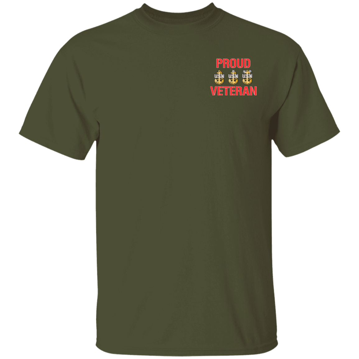 Proud Veteran FB 5.3 oz. T-Shirt