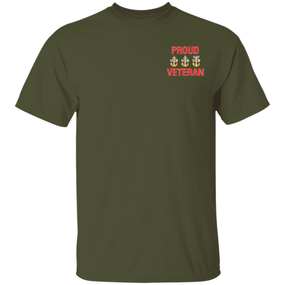 Proud Veteran FB 5.3 oz. T-Shirt
