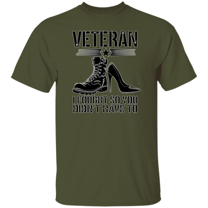 Veteran I Fought 5.3 oz. T-Shirt