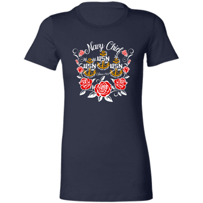 Navy Chief Rose Gold Ladies' Favorite T-Shirt