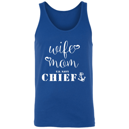 WMC White Unisex Tank
