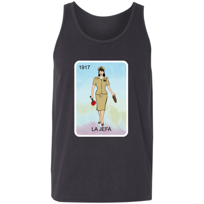 La Jefa Brown Shoe Unisex Tank