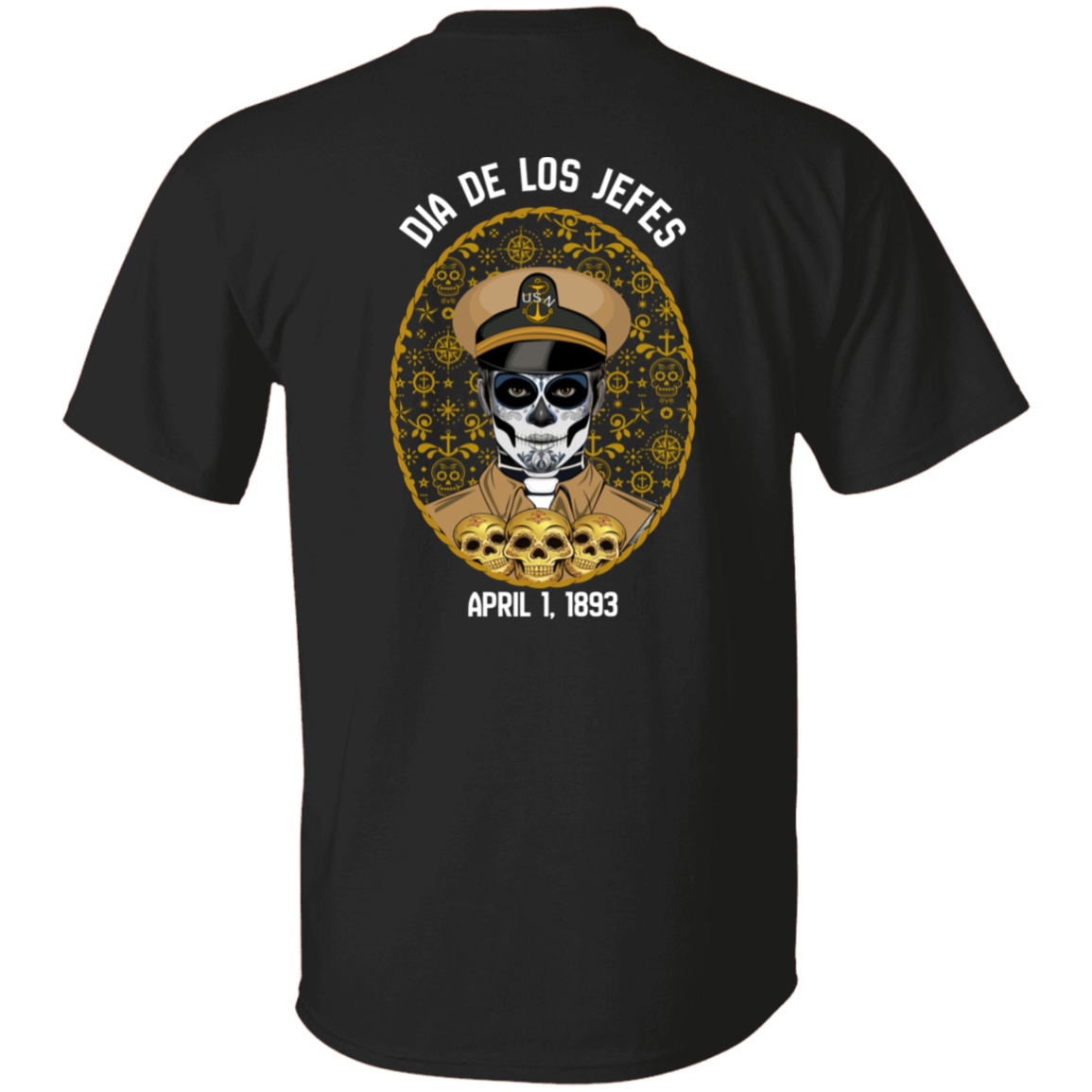 Dia De Los Jefes FB 5.3 oz. T-Shirt