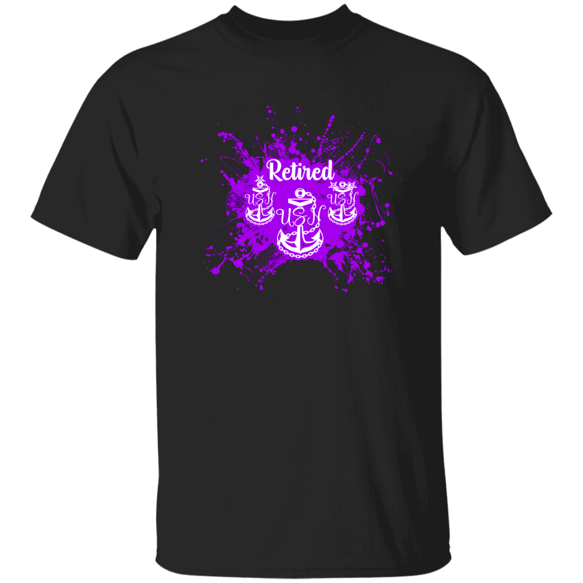 Retired Chief Purple Paint 5.3 oz. T-Shirt