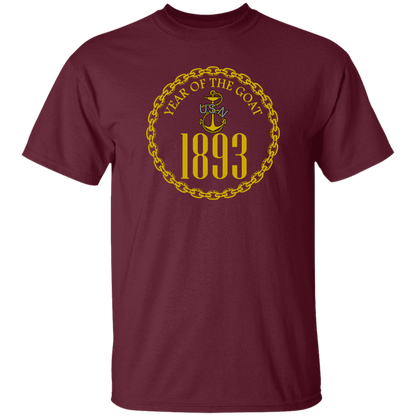 Year of the Goat Gold 5.3 oz. T-Shirt
