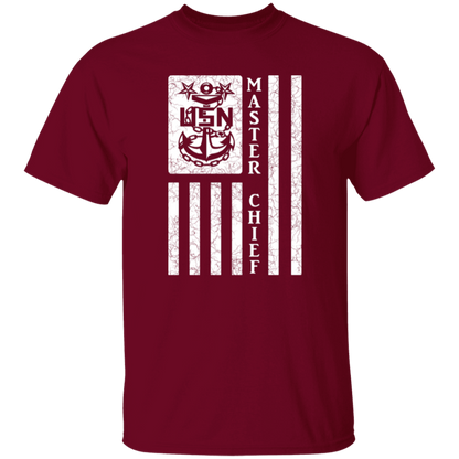 Master Chief Flag White 5.3 oz. T-Shirt