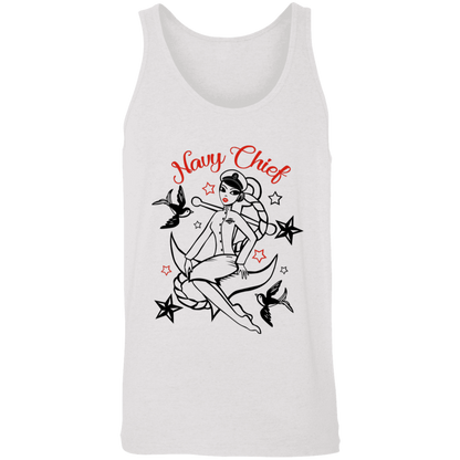 Navy Chief Pin Up Unisex Tank