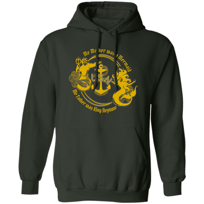 Me Mother and Father Gold Pullover Hoodie