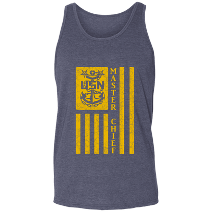 Master Chief Flag Gold Unisex Tank