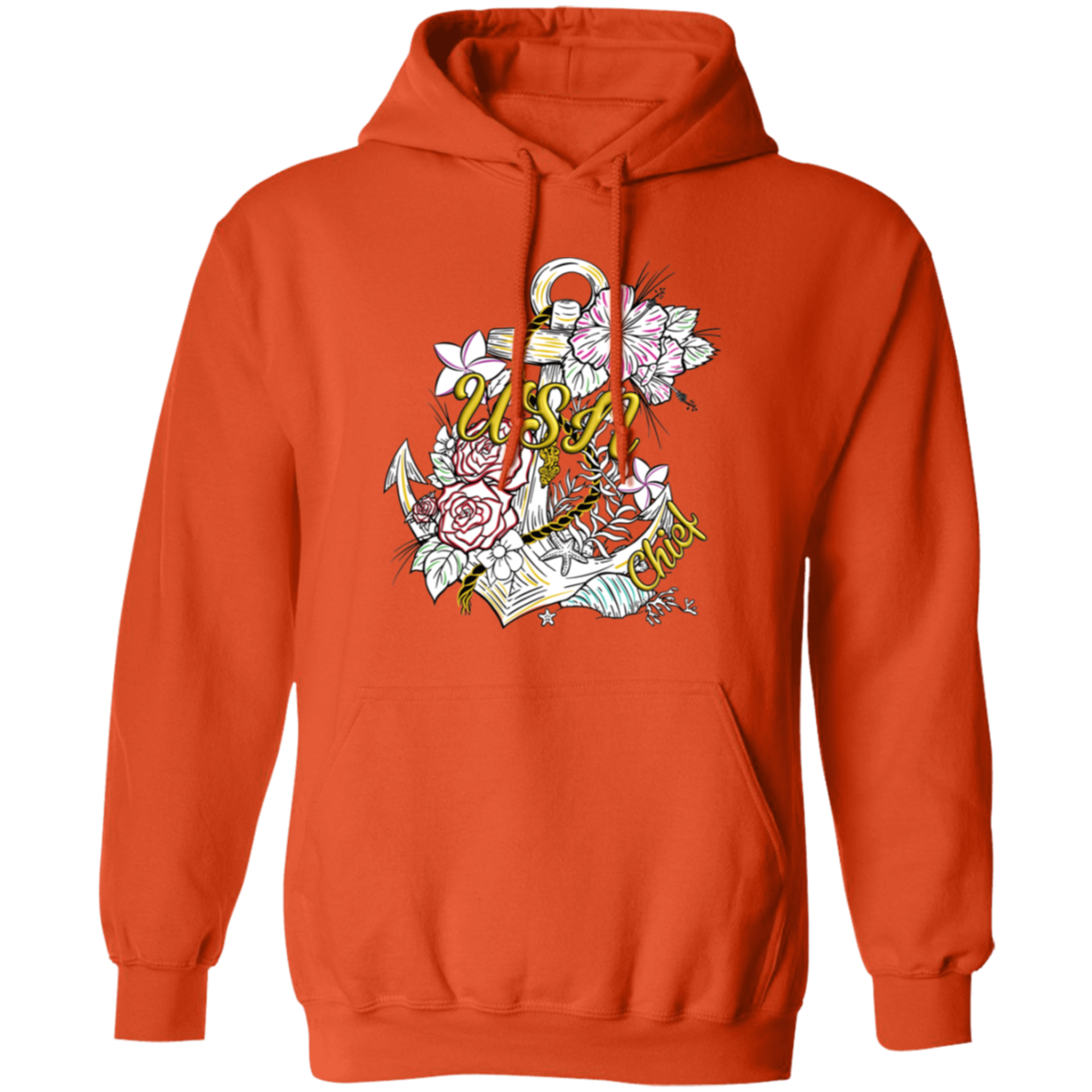 Wooden Anchor Pullover Hoodie