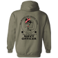 Navy Girl Officer FB Pullover Hoodie