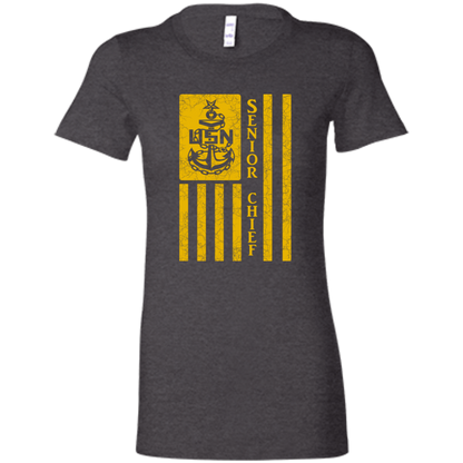 Senior Chief Flag Gold Ladies' Favorite T-Shirt