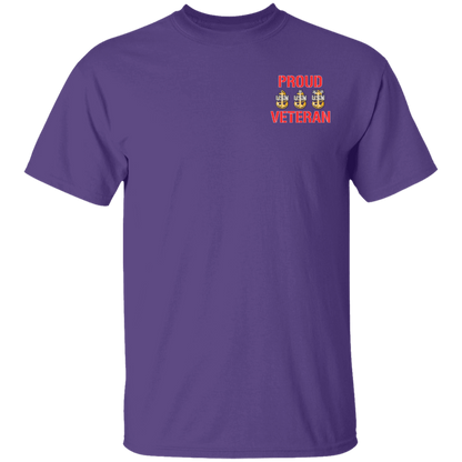 Proud Veteran FB 5.3 oz. T-Shirt