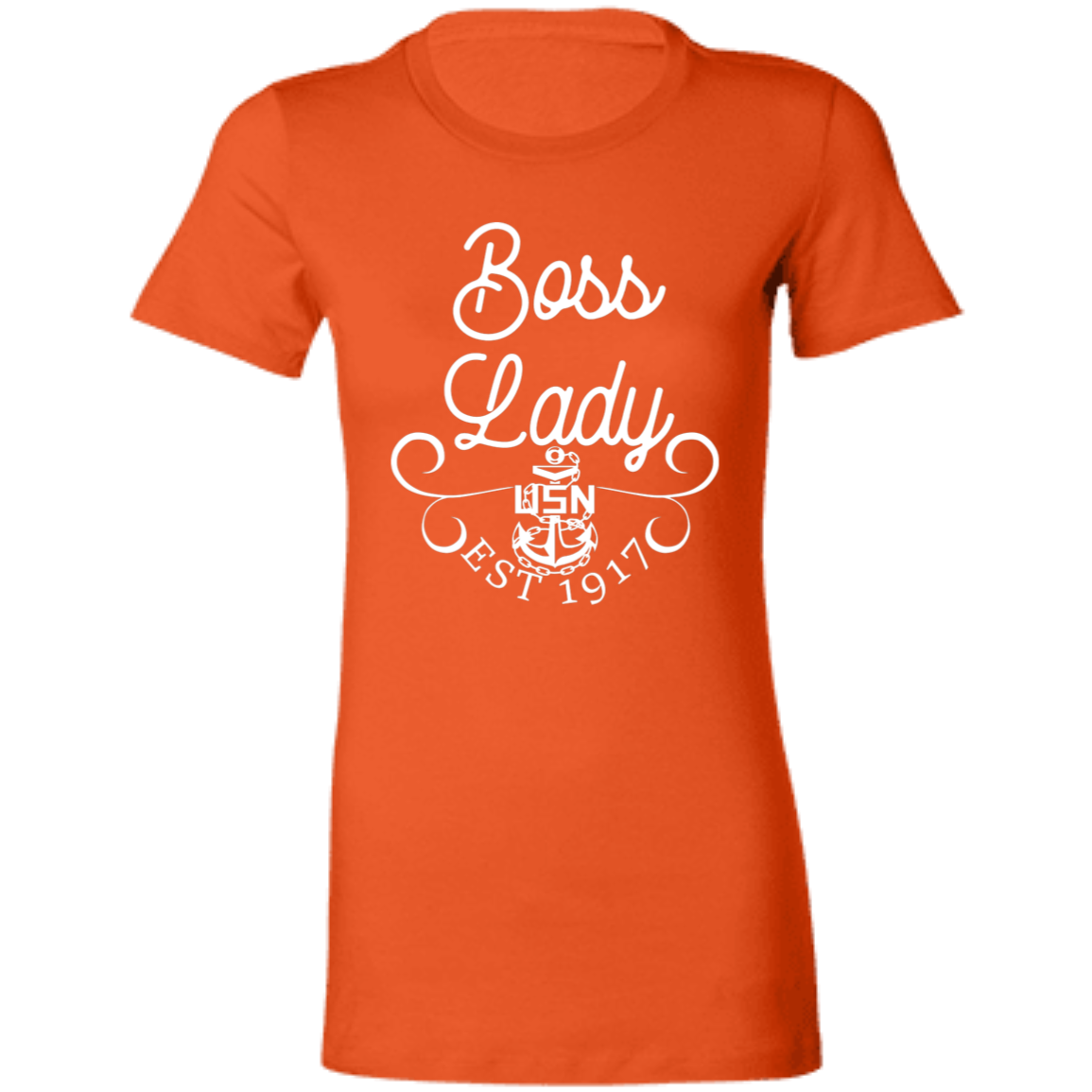 Boss Lady White Design Ladies' Favorite T-Shirt