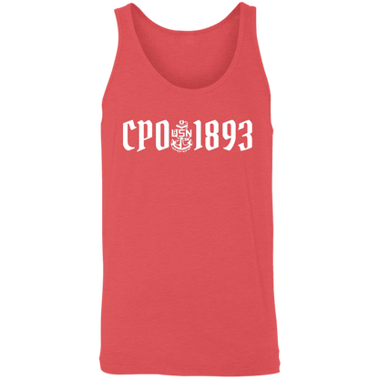 CPO 1893 White Unisex Tank