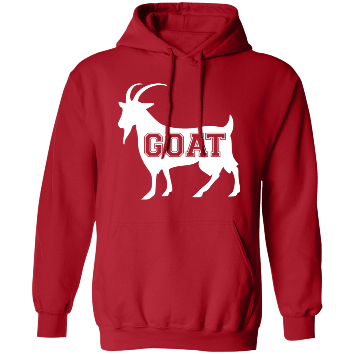 GOAT White Pullover Hoodie