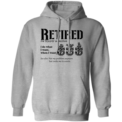 Retired Definition Pullover Hoodie