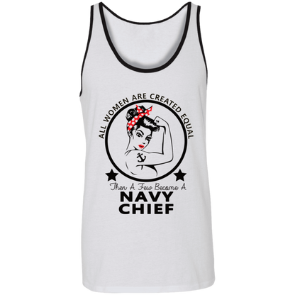 Navy Girl Chief  Unisex Tank