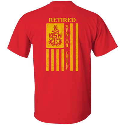 Retired Senior Chief Flag FB T-Shirt