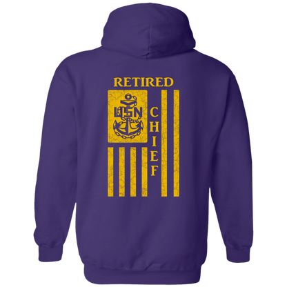 Retired Chief Flag FB Pullover Hoodie