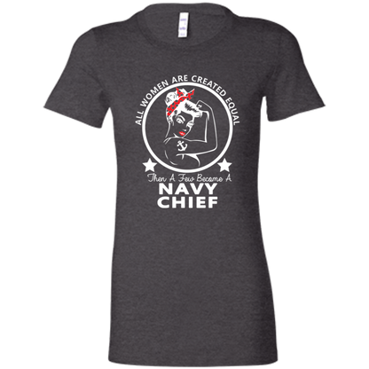 Navy Girl Chief White Ladies' Favorite T-Shirt