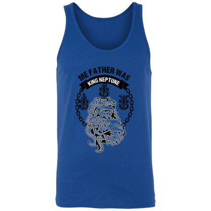 Me Father was King Neptune Unisex Tank