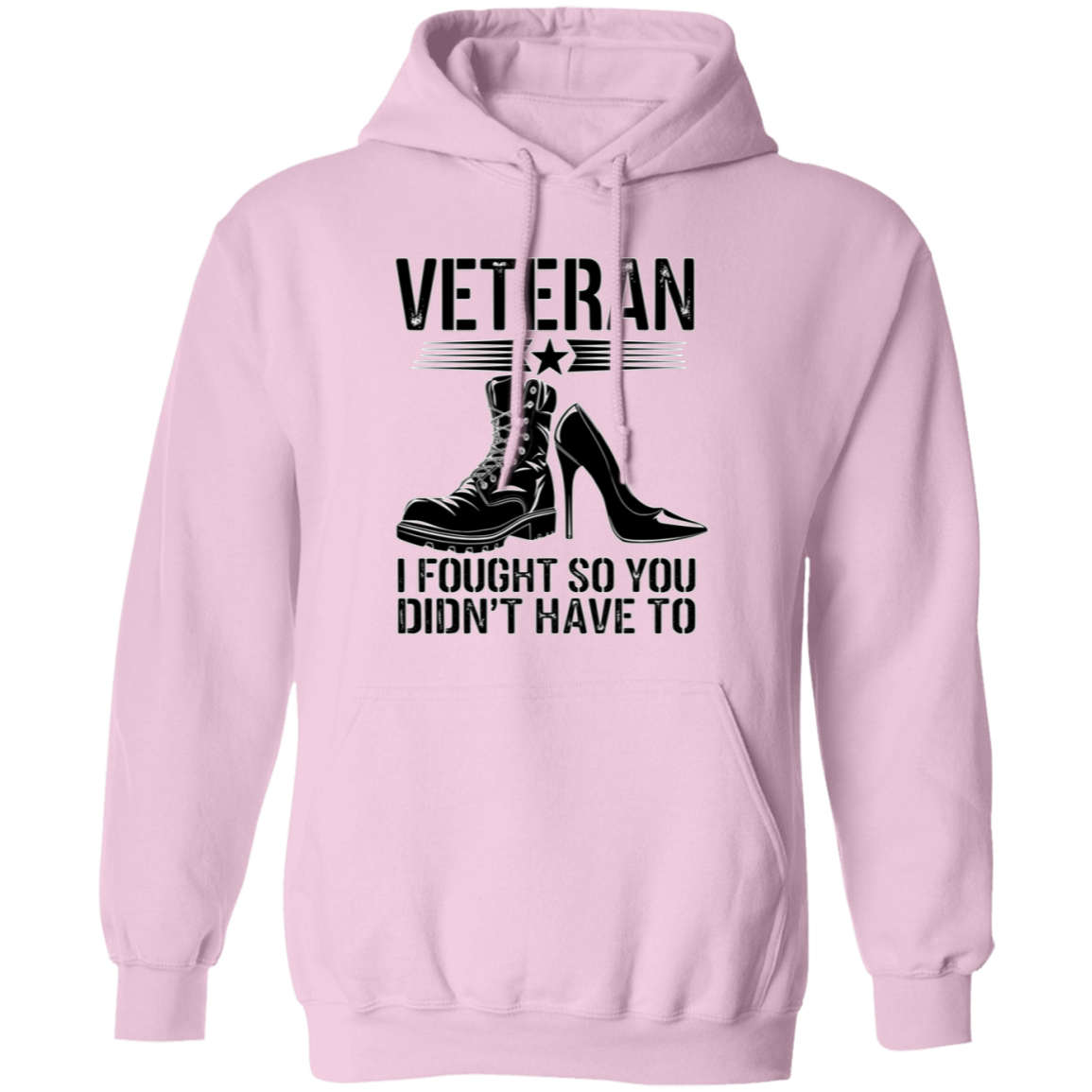 Veteran I Fought Pullover Hoodie