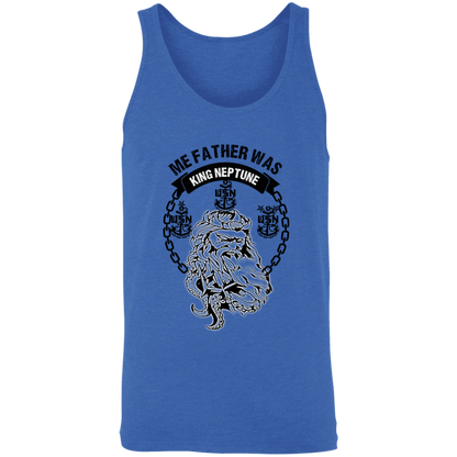 Me Father was King Neptune Unisex Tank