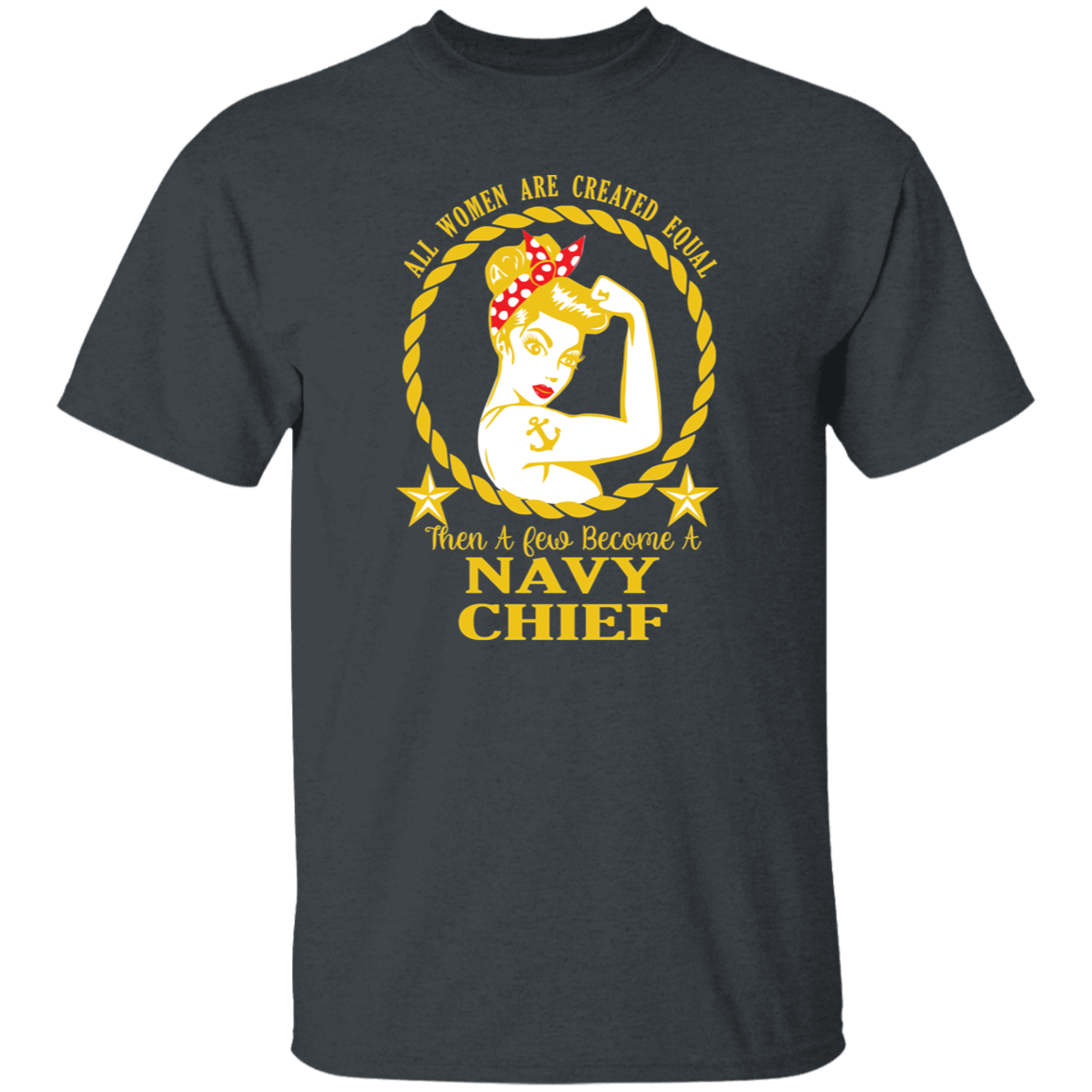 Navy Girl V2 5.3 oz. T-Shirt
