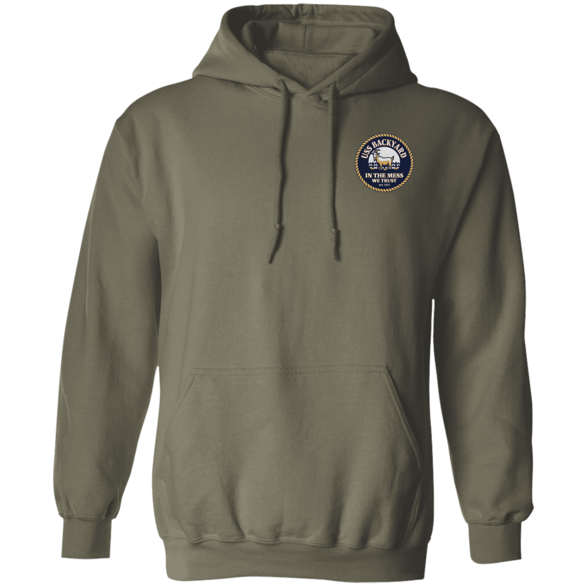 USS Backyard FB Pullover Hoodie