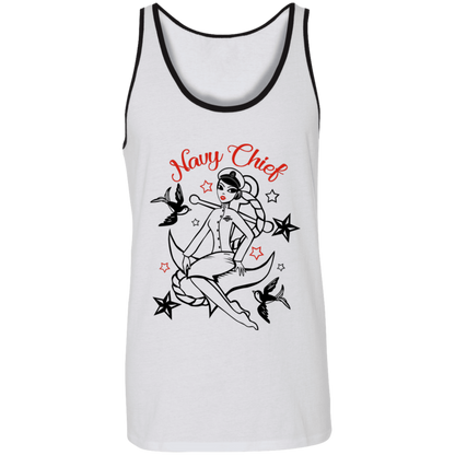Navy Chief Pin Up Unisex Tank