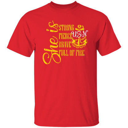 She Is Gold 5.3 oz. T-Shirt