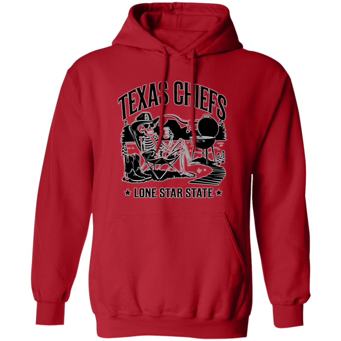 Lone Star State Texas Chiefs Pullover Hoodie