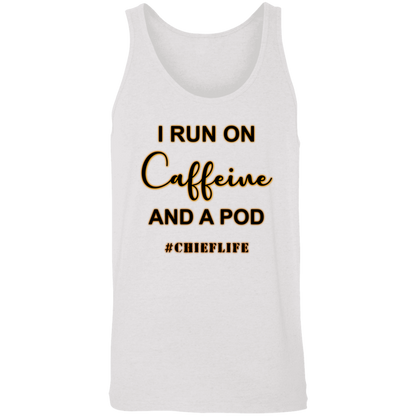I Run On Caffeine Unisex Tank