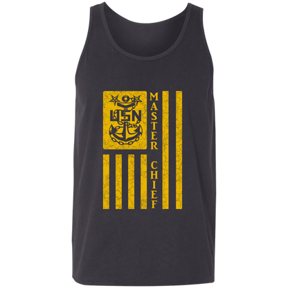 Master Chief Flag Gold Unisex Tank