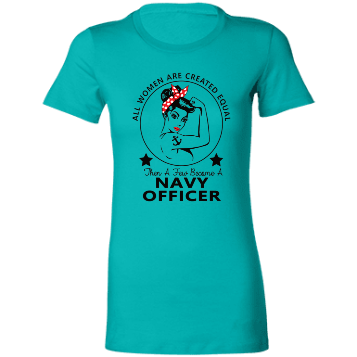 Navy Girl Officer Ladies' Favorite T-Shirt