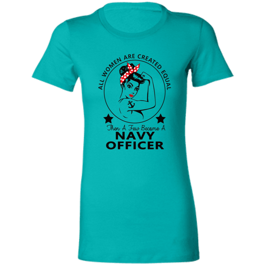 Navy Girl Officer Ladies' Favorite T-Shirt