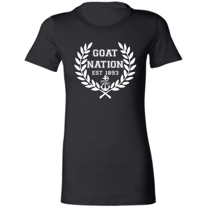 Goat Nation White Ladies' Favorite T-Shirt