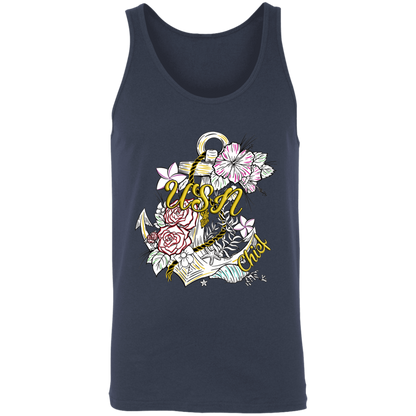 Wooden Anchor Unisex Tank