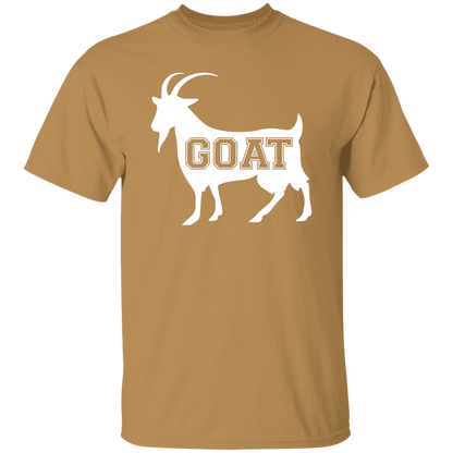 GOAT White 5.3 oz. T-Shirt
