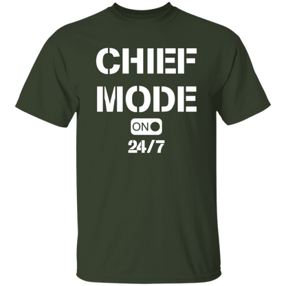 Chief Mode White 5.3 oz. T-Shirt