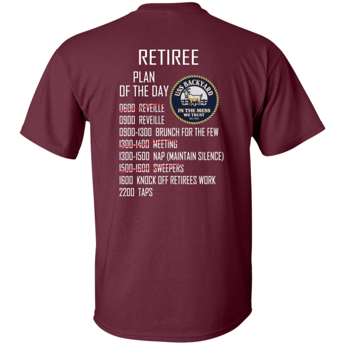 Retiree POD 5.3 oz. T-Shirt