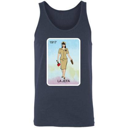 La Jefa Brown Shoe Unisex Tank
