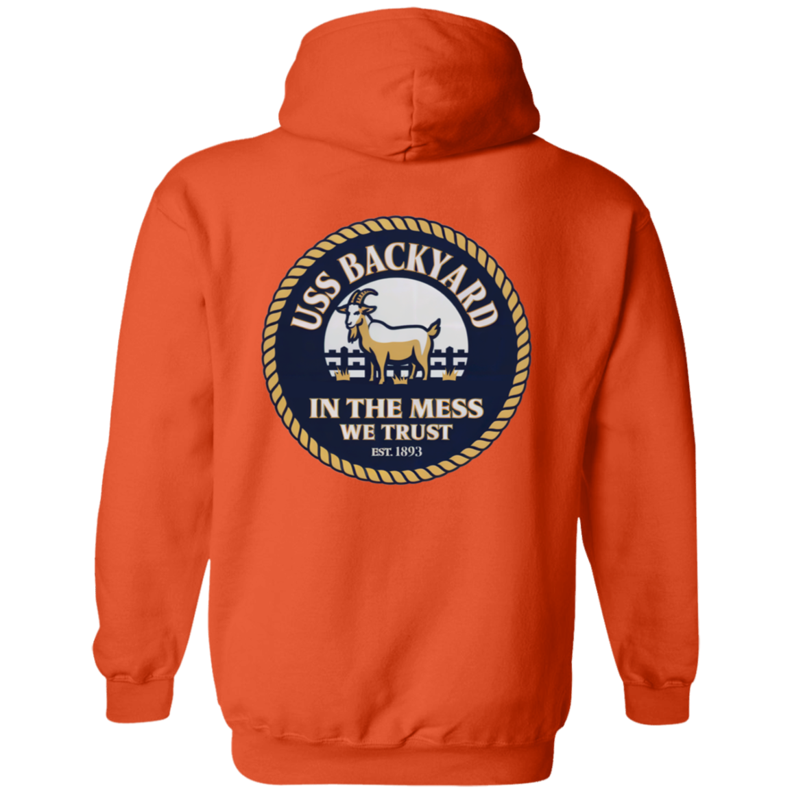 USS Backyard FB Pullover Hoodie