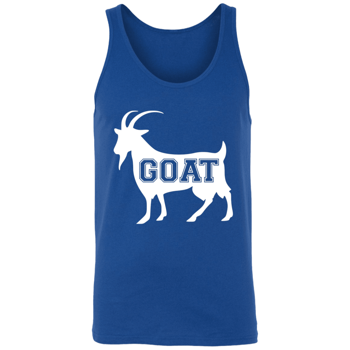 GOAT White Unisex Tank