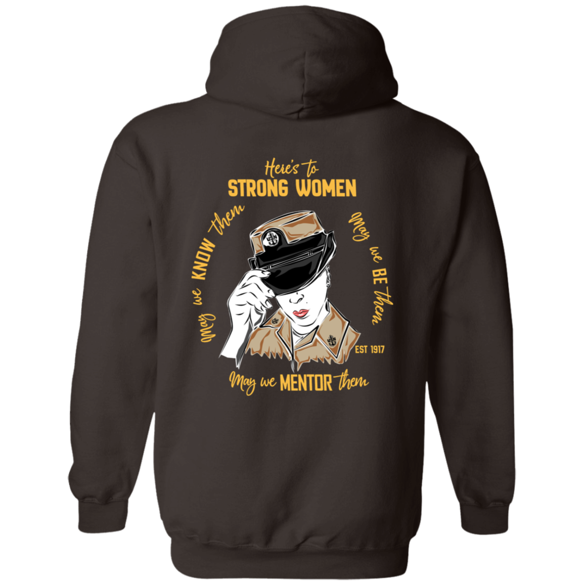 Strong Woman FB Pullover Hoodie