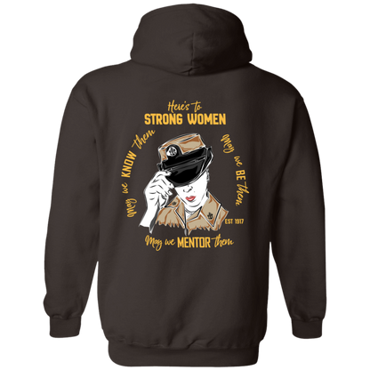 Strong Woman FB Pullover Hoodie